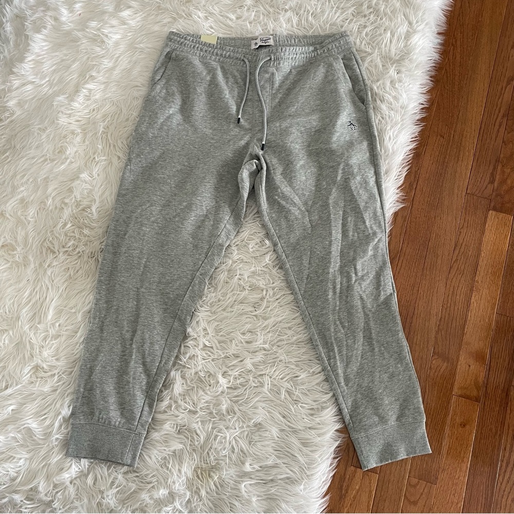 NWT grey Penguin joggers